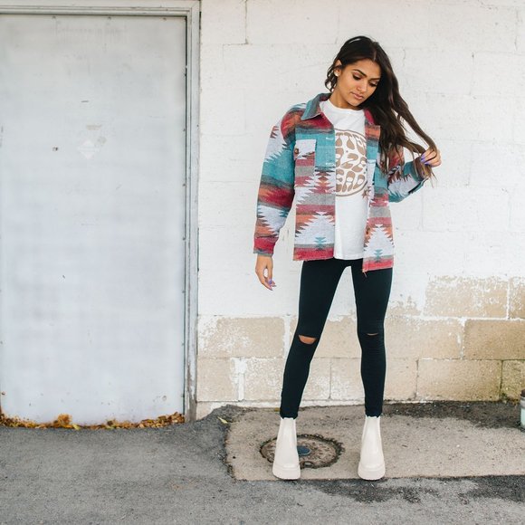 Beige Platform Chelsea Bootie / Cream Ankle Boot / Rain Boots - Picture 8 of 8